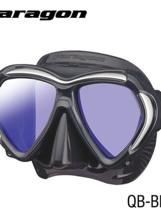 Tusa Paragon professional dive mask. The new Paragon mask offers TUSA’s NEW Reinforced TRI-MIX frame, Freedom Technology with Fit II.