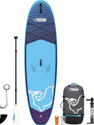 This inflatable paddle board is ideal for beginners who want to discover the sport this summer. Offering stability and enhanced performance.