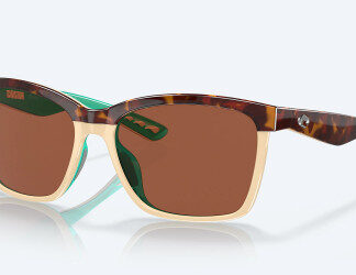 Costa Anaa Shiny Retro Tortoise Cream 580P Copper