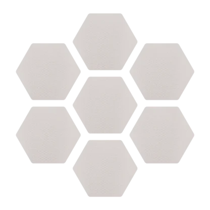 Zap - Pack of 10 Clear Hex Traction. Removable Adhesive Grip, Clear to Show Board Graphics, more over, its a easy Installation.
